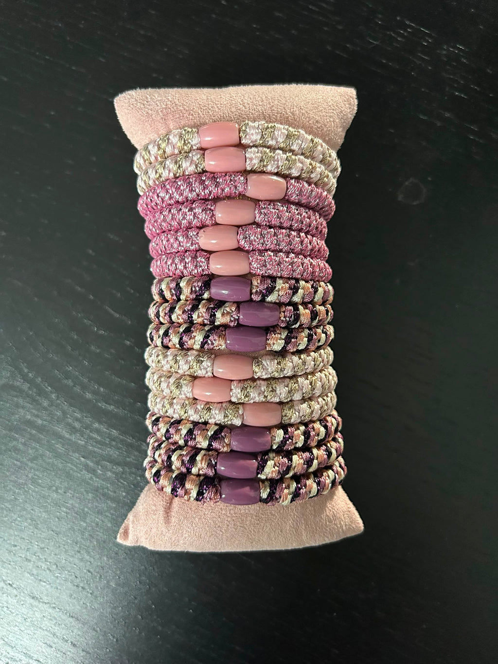 Glitter Haarelastiekje - Roze