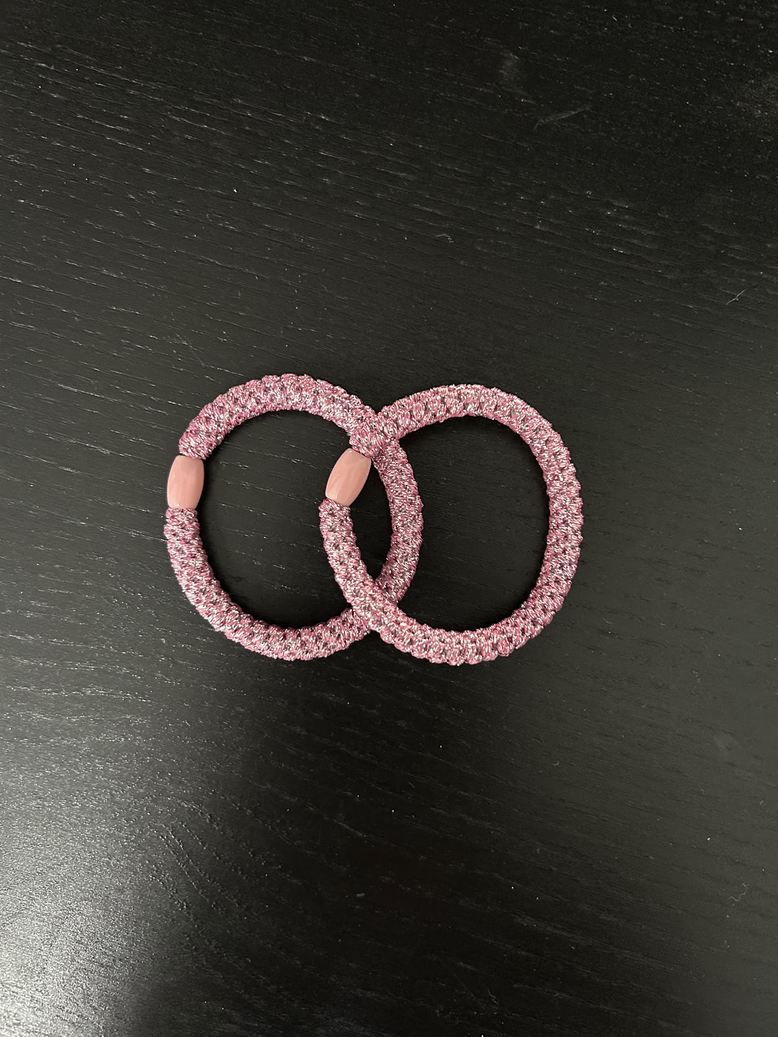 Glitter Haarelastiekje - Roze