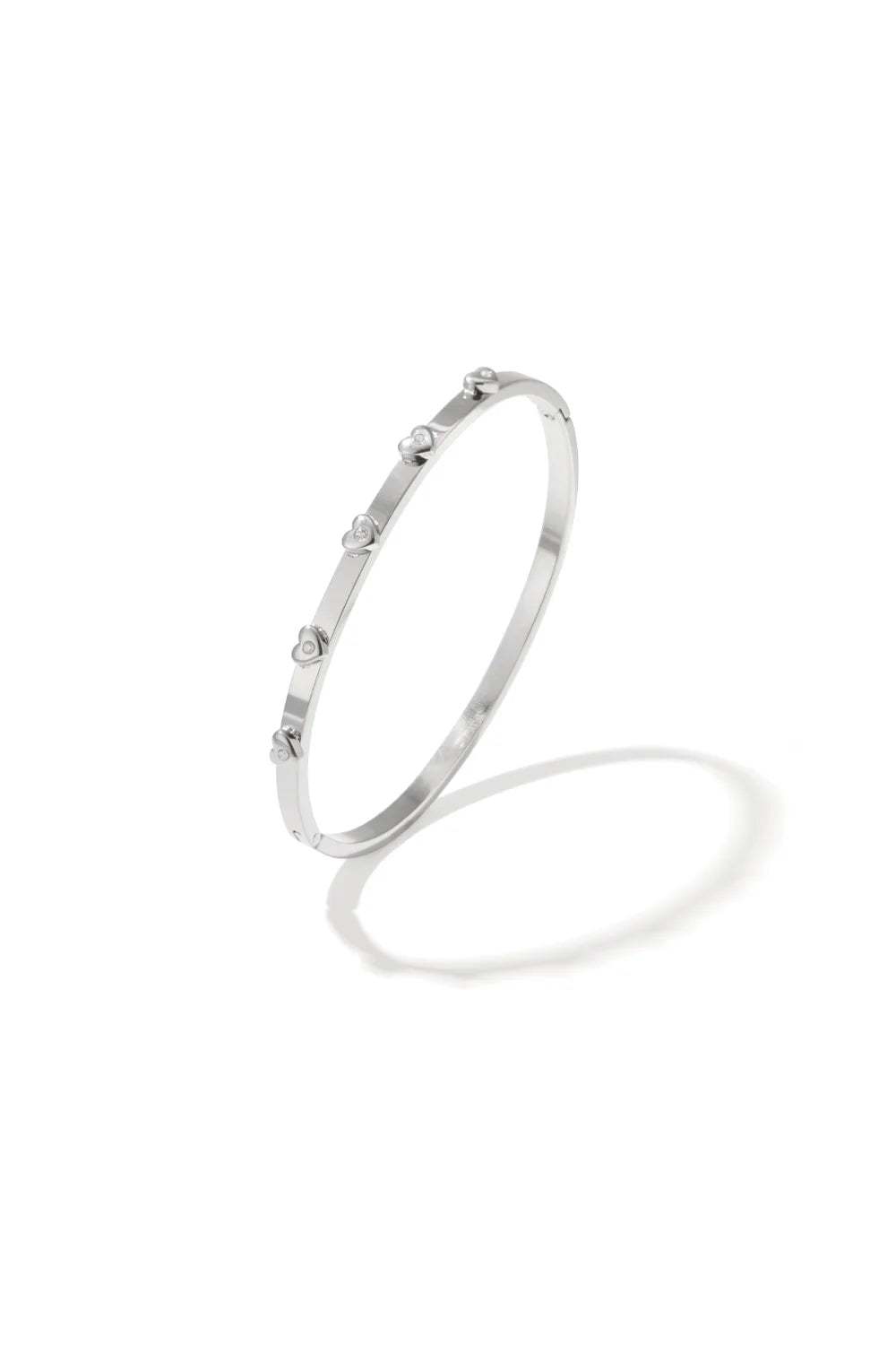 Heart Bangle Armband - Roestvrij Staal