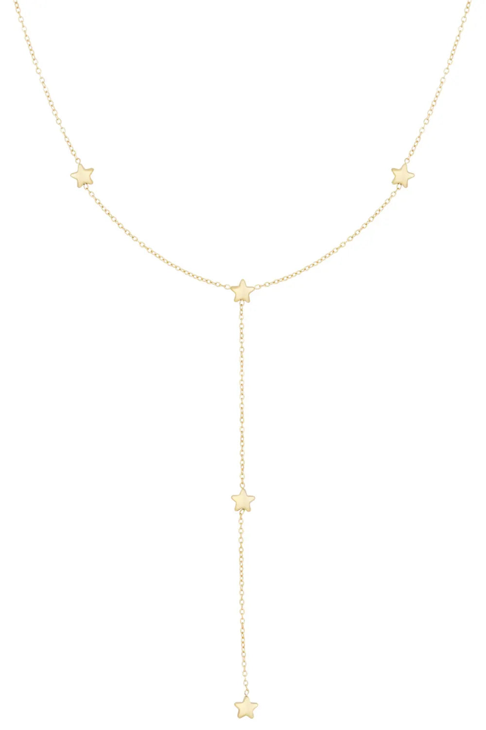 Star Lariat Ketting - Roestvrij Staal
