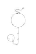 Hand chain met steentjes