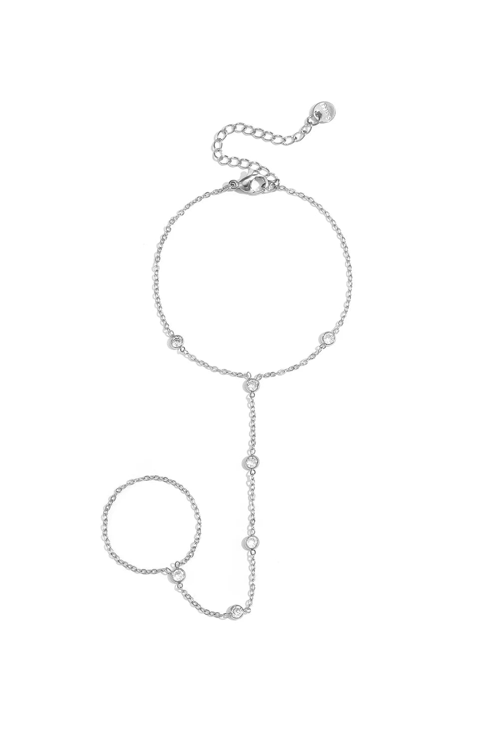 Hand chain met steentjes