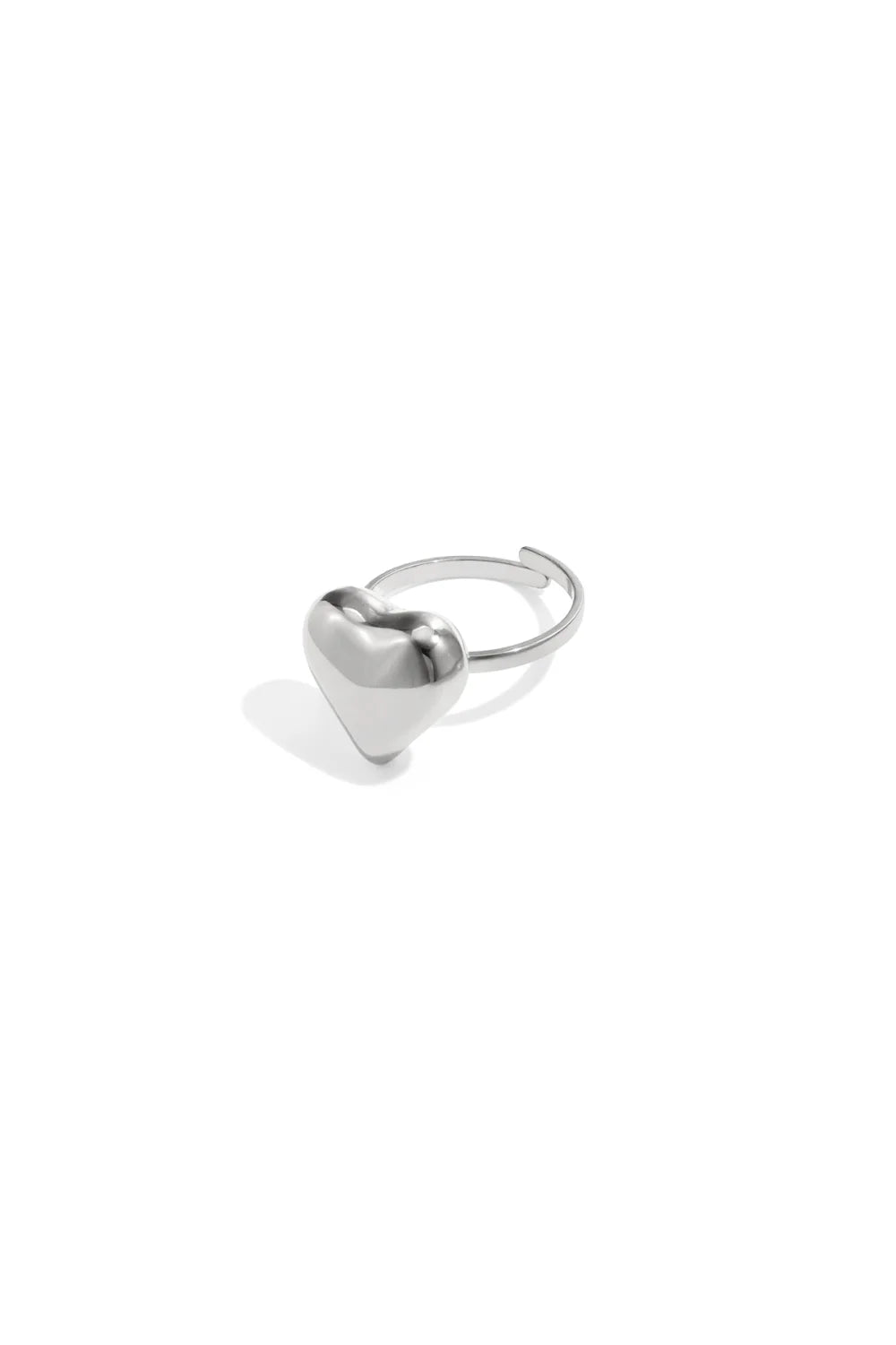 Puffy Heart Ring - Roestvrij Staal