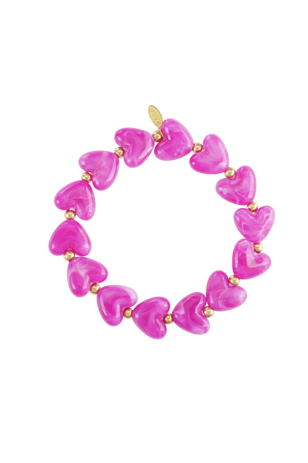 Pink Heart Bracelet