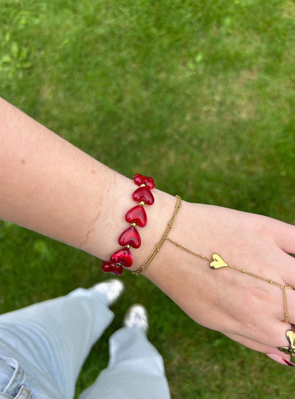 Red Heart Bracelet