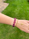 Purple Heart Bracelet