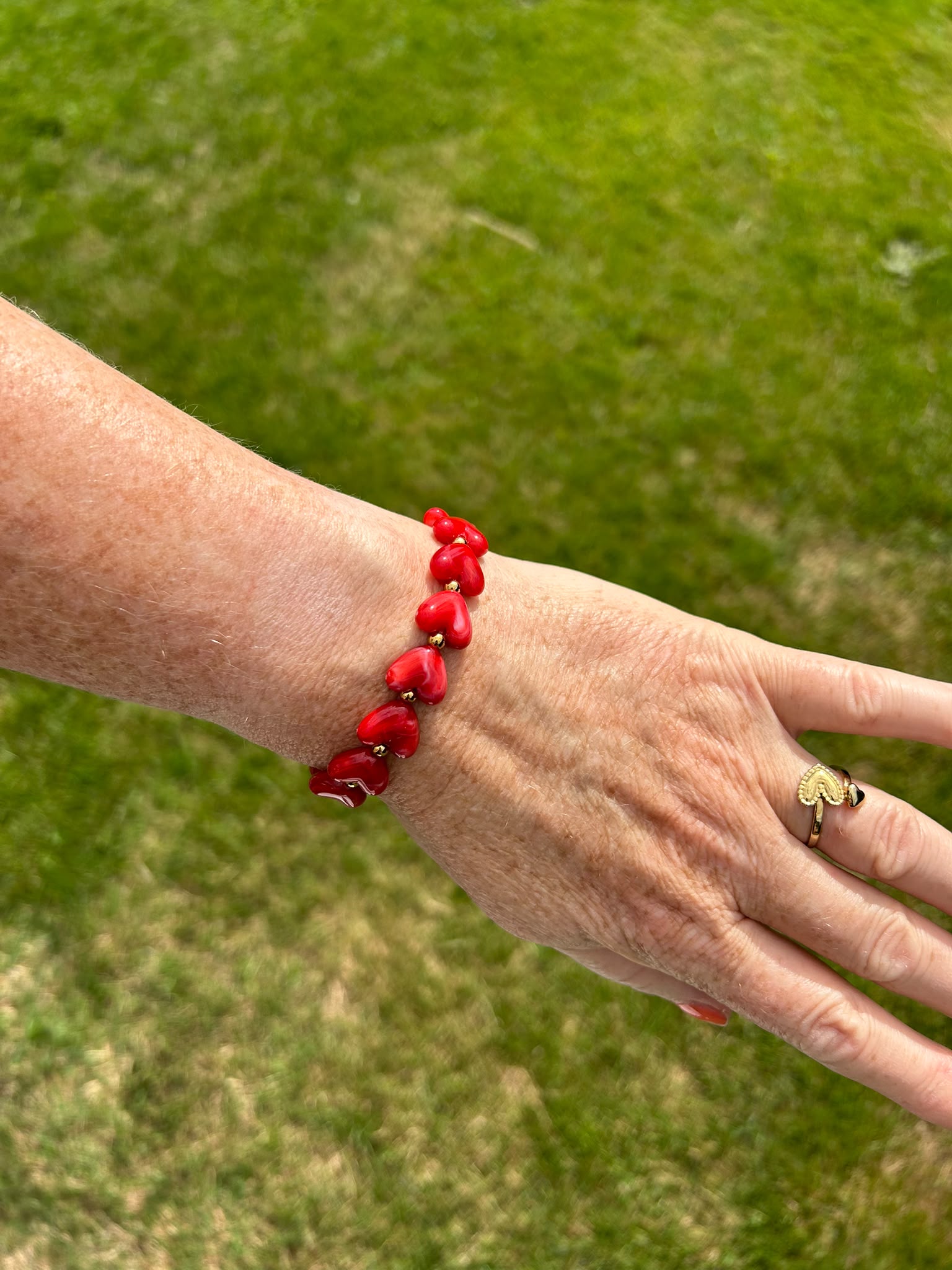 Red Heart Bracelet