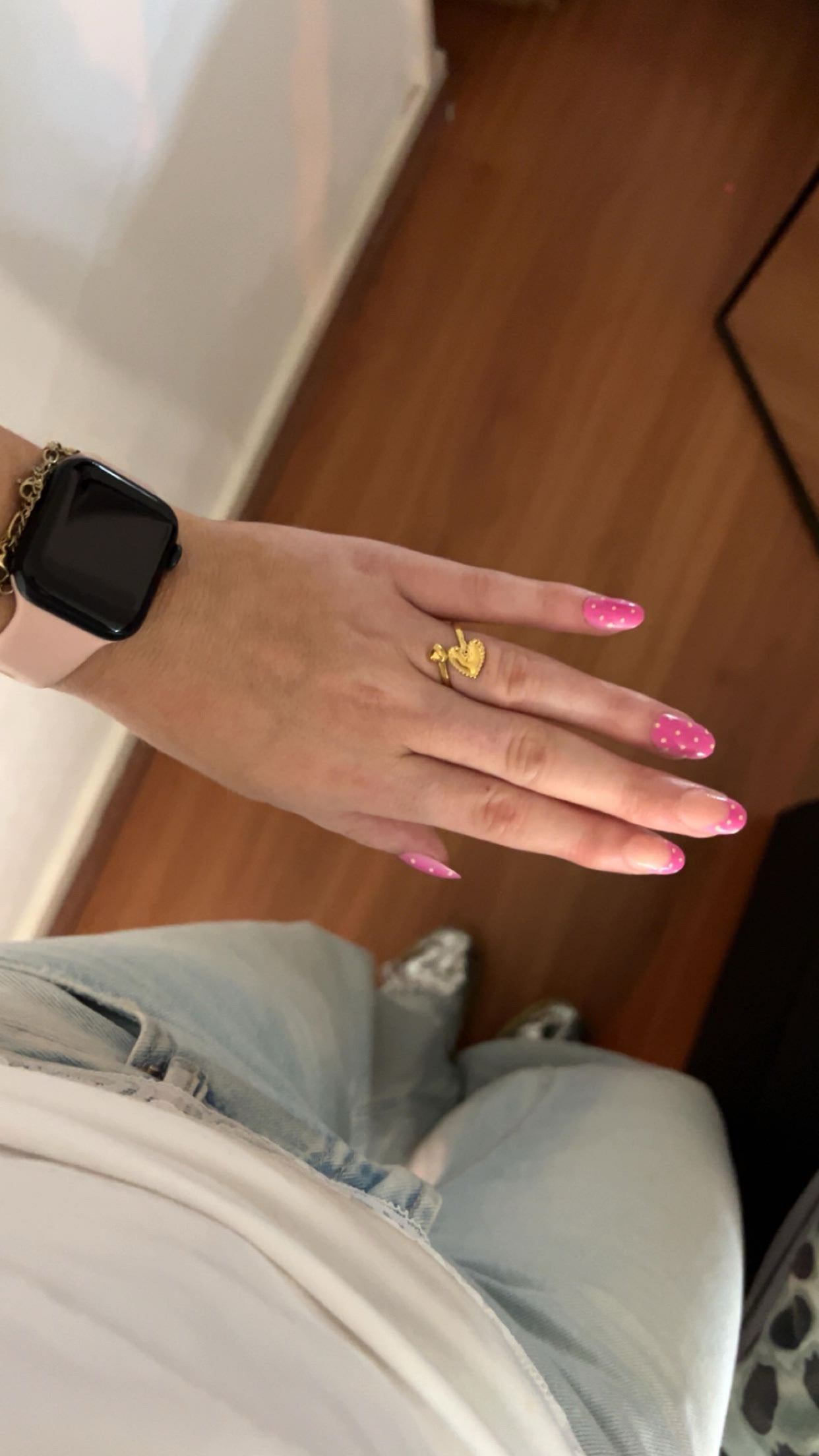 Double heart ring