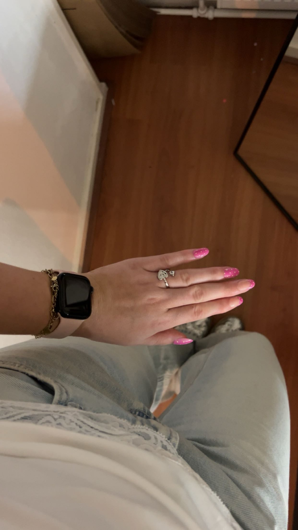 Double heart ring