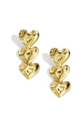 Dangle hart oorbellen