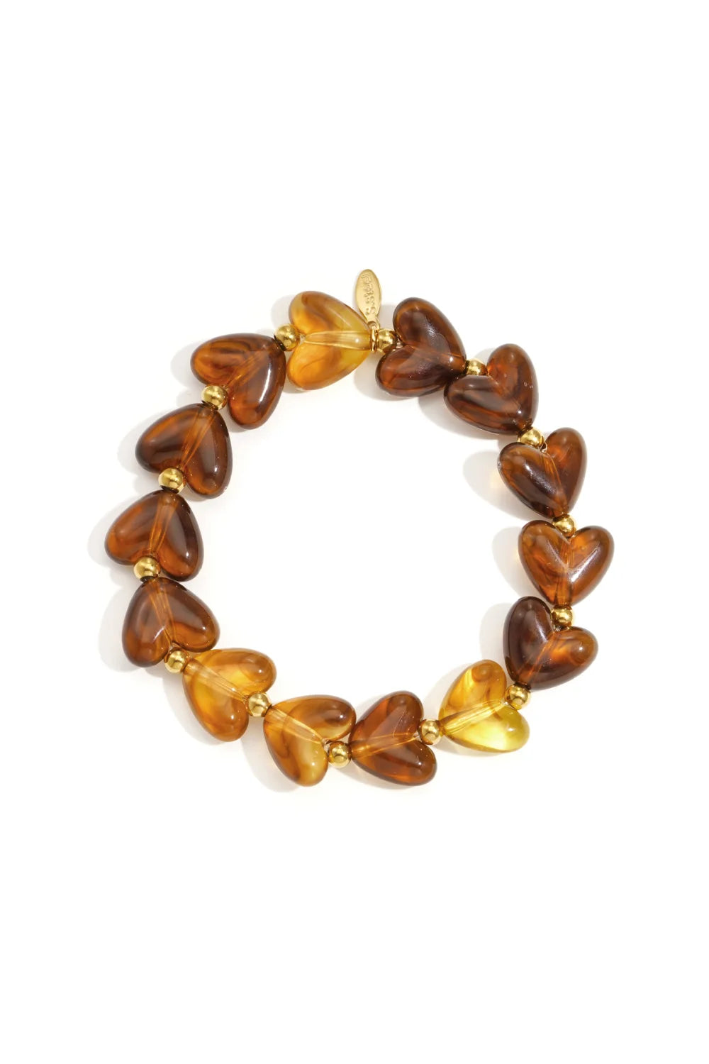 Brown Heart Bracelet